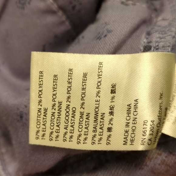 Pilcro Patterned Jeans - Picture 4 of 4